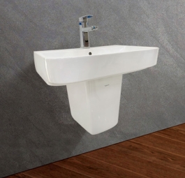 Chậu rửa + chân Viglacera V58